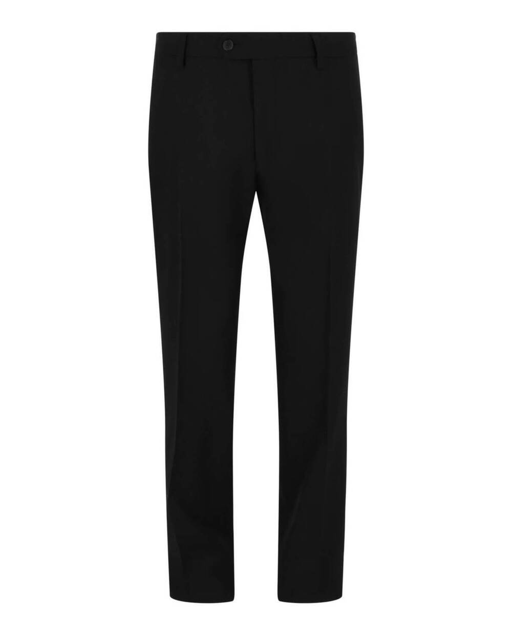 NEW SALVATORE FERRAGAMO men's metallic striped trousers in black